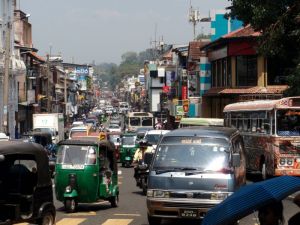 The congestion of Kandy. Couldn't leave quick enough!
