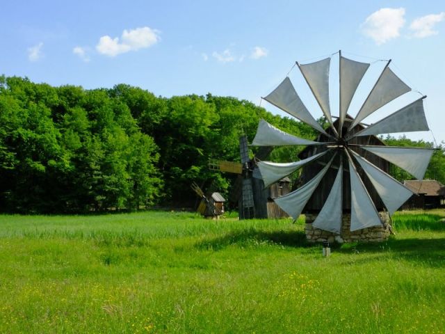 Windmills at the open air museum