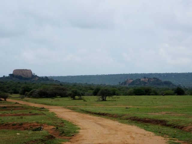 Baboon rock on the left